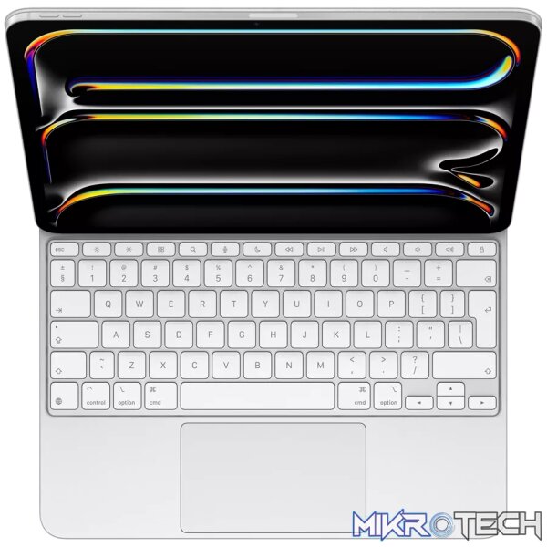 Apple Magic Keyboard Folio for iPad Pro 13-inch M4 International English White MWR43Z/A - Image 2