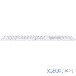 Apple Magic Keyboard with Touch ID and Numeric Keypad White MK2C3Z/A - Image 2