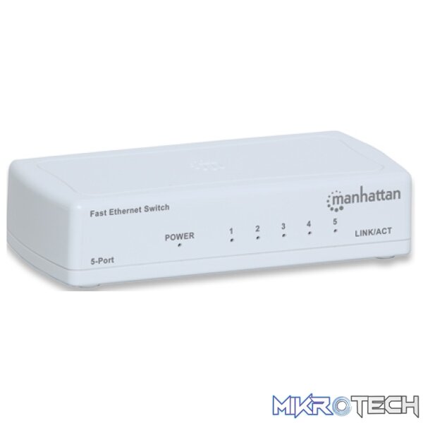 Manhattan 5-Port Fast Ethernet Switch - Image 4