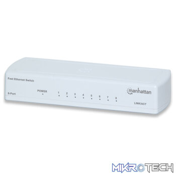 Manhattan 8-Port Fast Ethernet Switch
