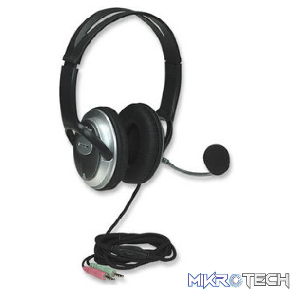 Manhattan Classic Stereo Headset + Microphone with in-line volume control Manhattan Classic Stereo Headset + Microphone with in-line volume control