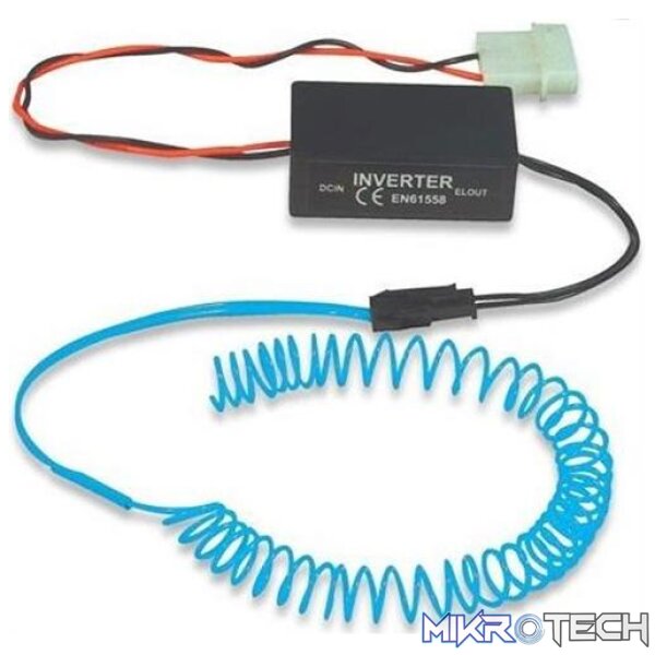 Manhattan Electro Luminescent Cable Neon Electric Blue -Multipurpose Flexible Wire with Bright Neon Blue Glow Manhattan Electro Luminescent Cable Neon Electric Blue -Multipurpose Flexible Wire with Bright Neon Blue Glow