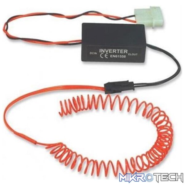 Manhattan Electro Luminescent Cable Neon Flaming Red -Multipurpose Flexible Wire with Bright Neon Red Glow Manhattan Electro Luminescent Cable Neon Flaming Red -Multipurpose Flexible Wire with Bright Neon Red Glow