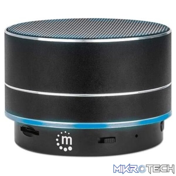 Manhattan Metallic LED Bluetooth Speaker Manhattan Metallic LED Bluetooth Speaker