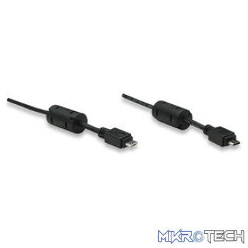 Manhattan Micro USB B male to USB Micro A male 1M -Colour: Black