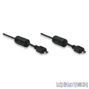 Manhattan Micro USB B male to USB Micro B male 1.8M -Colour:Black