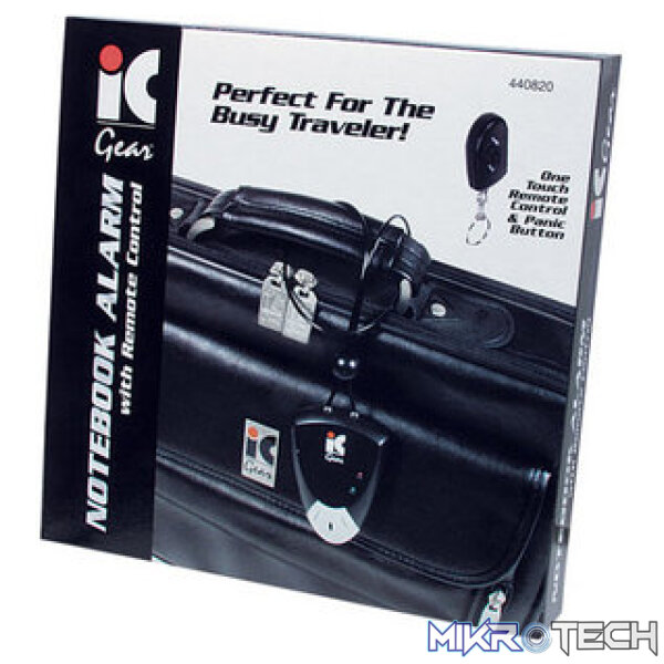 Manhattan Notebook Briefcase Alarm with Panic Remote - Image 4