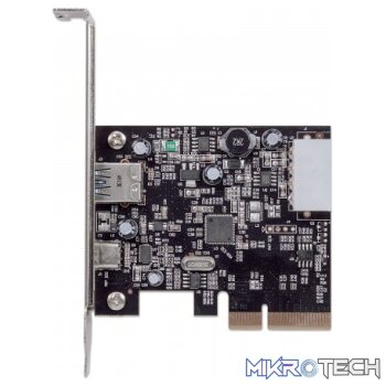 Manhattan PCI Express card 2 x external ports