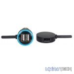 Manhattan PopCharge Auto Passenger Automotive USB Fast Charger with Four 1A Ports - Image 6