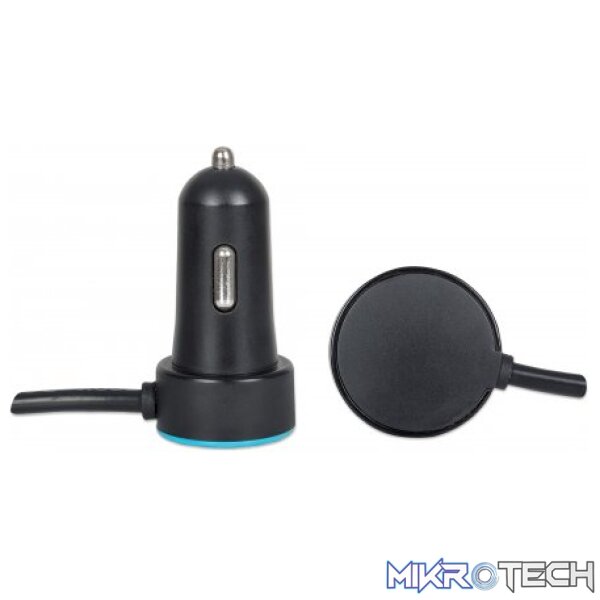 Manhattan PopCharge Auto Passenger Automotive USB Fast Charger with Four 1A Ports - Image 7