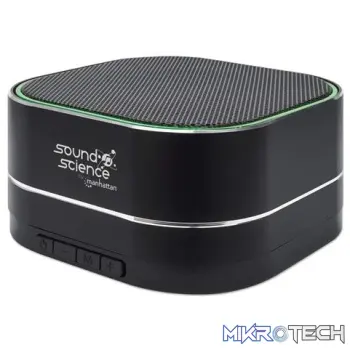 Manhattan Sound Science Metallic LED Bluetooth Speaker