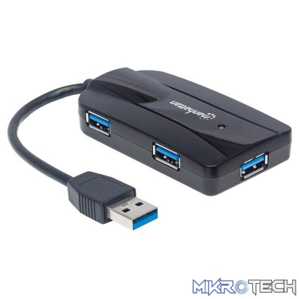 Manhattan SuperSpeed USB 3.0 Hub and Card Reader/Writer - Image 2
