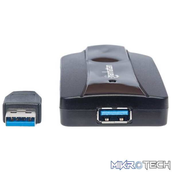 Manhattan SuperSpeed USB 3.0 Hub and Card Reader/Writer - Image 3