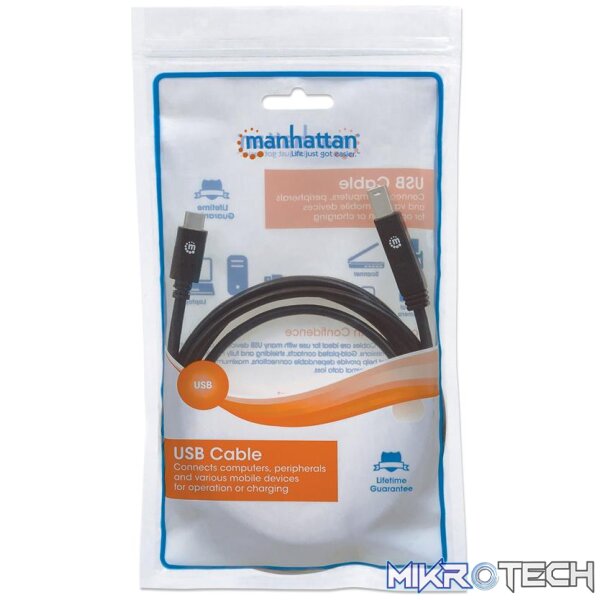 Manhattan SuperSpeed USB C Device Cable - Image 4
