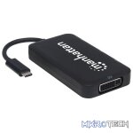 Manhattan USB-C 4-in-1 Audio/Video Converter - Image 2