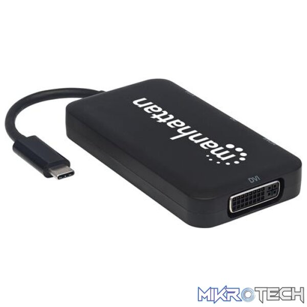 Manhattan USB-C 4-in-1 Audio/Video Converter - Image 2