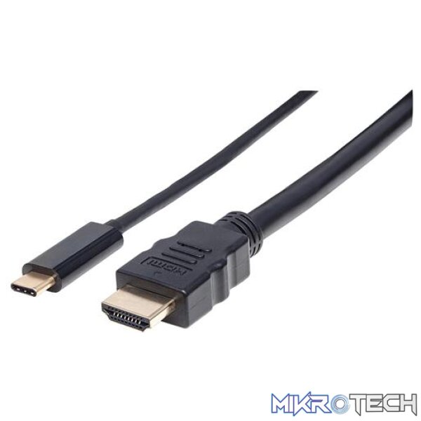 Manhattan USB-C to HDMI Adapter Cable Manhattan USB-C to HDMI Adapter Cable