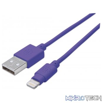 Manhattan iLynk Lightning Cable Type A Male to 8 Pin Male