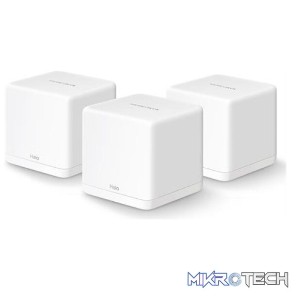Mercusys Halo H30G AC1300 Whole Home Mesh Wi-Fi System (3 Pack) Mercusys Halo H30G AC1300 Whole Home Mesh Wi-Fi System (3 Pack)