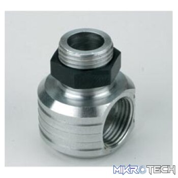Muffler Right Angle Adaptor: Y
