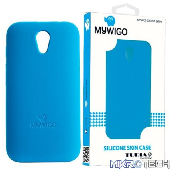 MyWiGo CO4192A Silicon blue bumper for MyWigo Turia 2 MyWiGo CO4192A Silicon blue bumper for MyWigo Turia 2