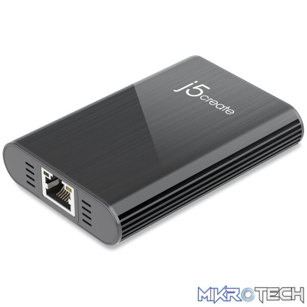 NA-JUE230 j5create JUE230 2x USB3.0 to Gigabit Network Adapter (Share network on 2 PCs) - Image 1