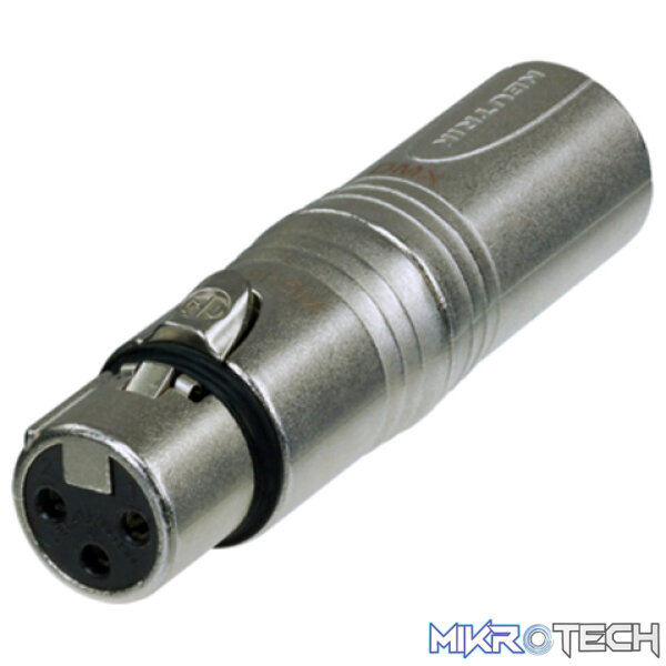 NA3F5M_1 Neutrik - 3 Pin Xlr Socket - 5 Pin Xlr Plug - Image 1