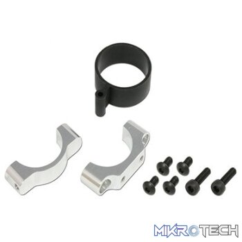 NX4 CNC Tail Support Clamp(Silver anodiz