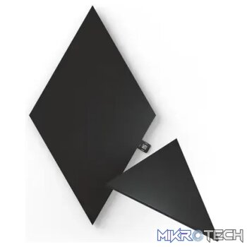 Nanoleaf Shapes | Triangles | EXP | Black | 3 Pack | Global | Panels Only