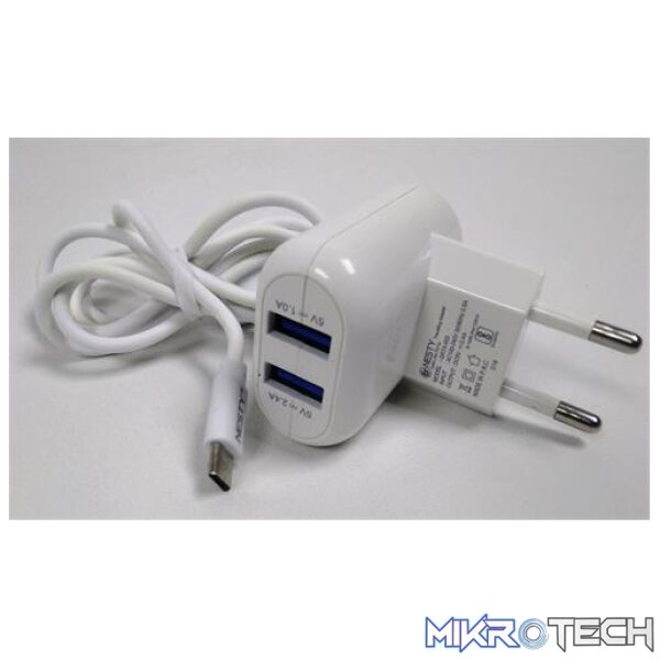 Nesty GRTA003 Dual USB Port Wall Charger - Image 2