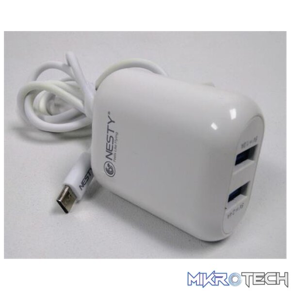 Nesty GRTA003 Dual USB Port Wall Charger - Image 4