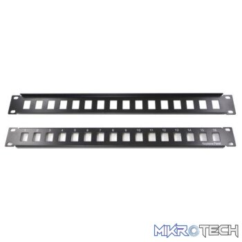 NetiX 16 Port Blank Patch Panel-CAT5E