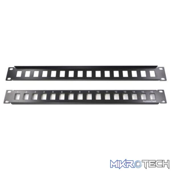 NetiX 16 Port Blank Patch Panel-CAT5E NetiX 16 Port Blank Patch Panel-CAT5E