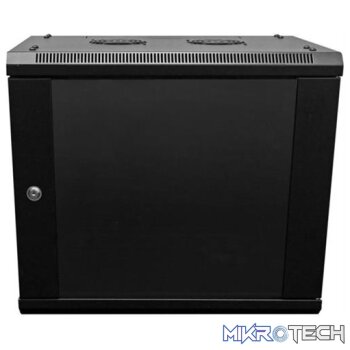 NetiX 19" 9U 600X450 Fixed Wall Mount Server Cabinet