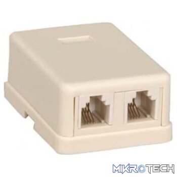 NetiX RJ11 Surface Mount Box