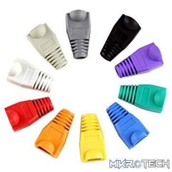 NetiX RJ45 Rubber Boots 100 Per Pack