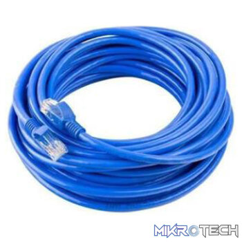 NetiX UTP CAT5E Copper Clad Aluminium Ethernet Patch Cable 10 Metre Cable Length Blue