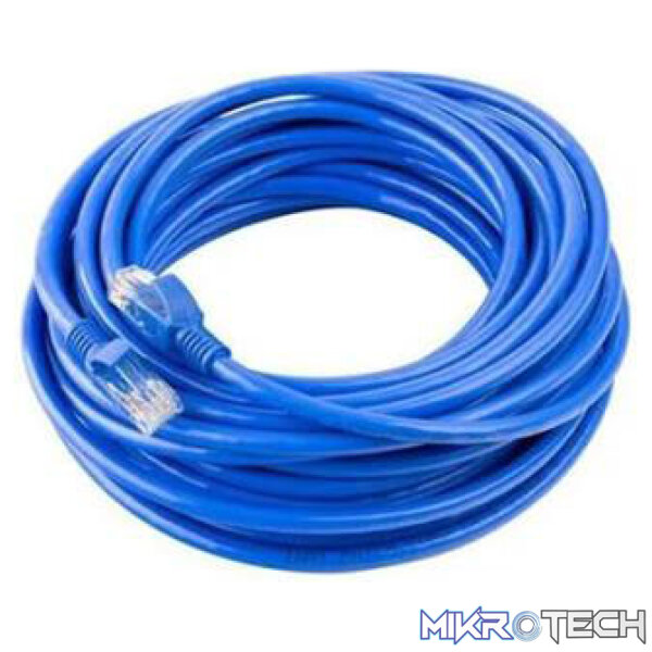 NetiX UTP CAT5E Copper Clad Aluminium Ethernet Patch Cable 10 Metre Cable Length Blue NetiX UTP CAT5E Copper Clad Aluminium Ethernet Patch Cable 10 Metre Cable Length Blue