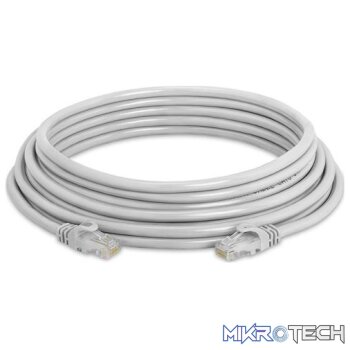 NetiX UTP CAT5E Copper Clad Aluminium Ethernet Patch Cable 5 Metre Cable Length Light Grey