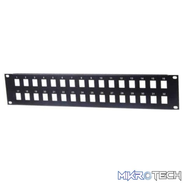 NetiX / UniQue 32 Port Blank Patch Panel-CAT5E NetiX / UniQue 32 Port Blank Patch Panel-CAT5E