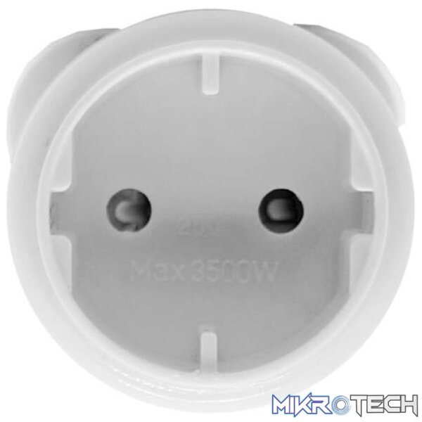 Noble 2-Pin Schuko to 16A 3-Pin Adaptor - Image 2