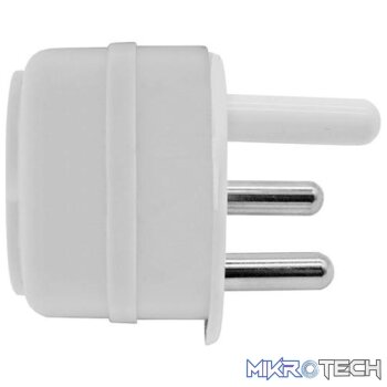 Noble 2-Pin Schuko to 16A 3-Pin Adaptor