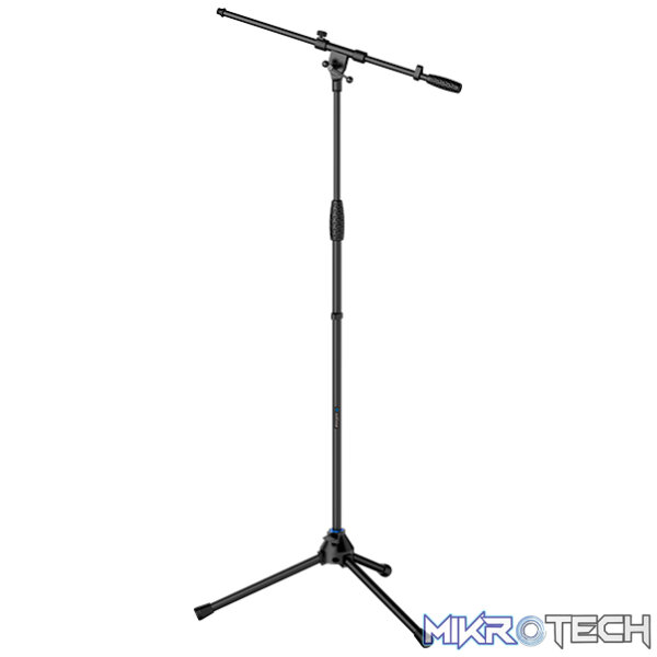 PMS110_1 Roxtone - Microphone Stand With Boom Black - Image 1