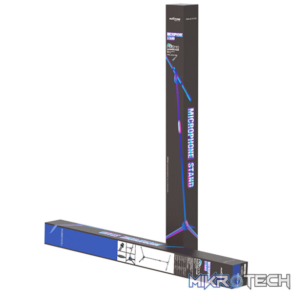 Roxtone - Microphone Stand With Boom Black - Image 2