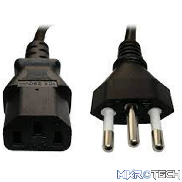 POWER CORD NEW SOUTH AFRICA PLUG (164-2) TO IEC C13 -16A POWER CORD NEW SOUTH AFRICA PLUG (164-2) TO IEC C13 -16A