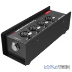 Roxtone - Cat Snake Splitter Box, 4 Channel Xlr Female To Ethercon Network Cable - Image 2