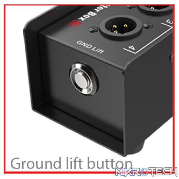 Roxtone - Cat Snake Splitter Box, 4 Channel Xlr Male To Ethercon Network Cable - Image 3