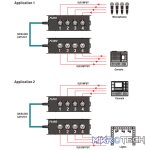 Roxtone - Cat Snake Splitter Box, 4 Channel Xlr Male To Ethercon Network Cable - Image 4