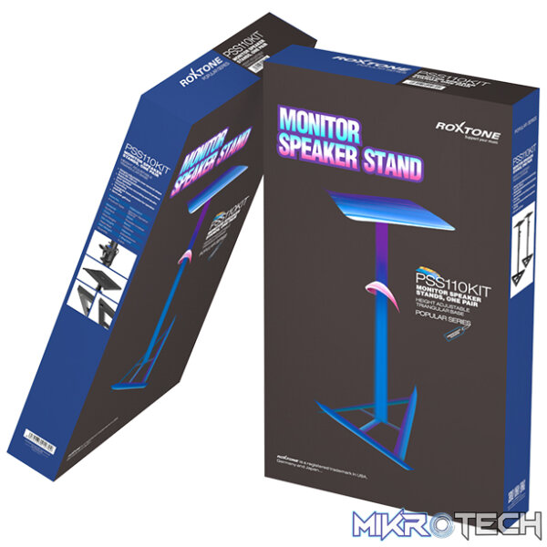 Roxtone - Adjustable Monitor Stand (Pair) - Image 2