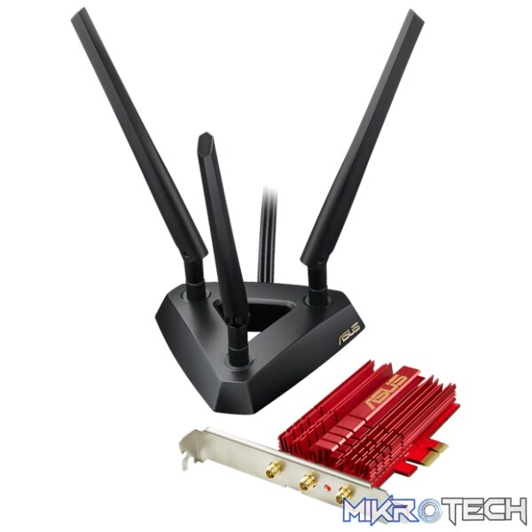 Asus PCE-AC68 Dual-Band Wireless-AC1900 PCI-E Adapter - Image 2